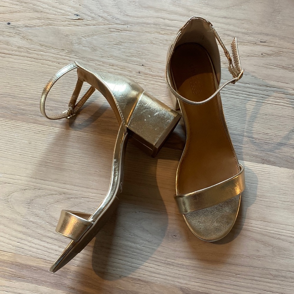 Vintage gold heels